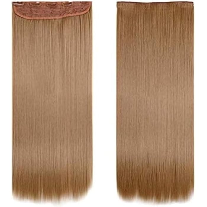 DILLARDS Long Straight Synthetic Hair Extension With 5 Clips Blonde - Image 2